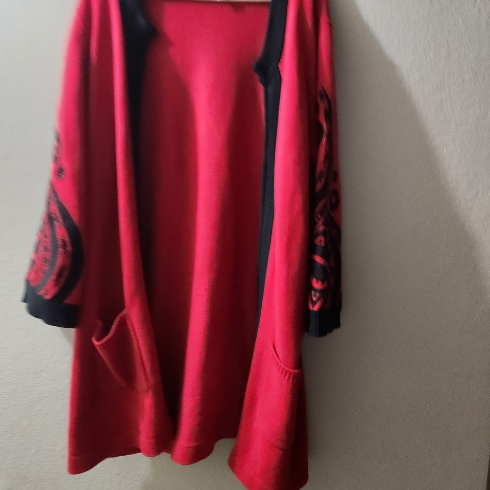 Bob Mackie Wearable Art Cardigan - image 4
